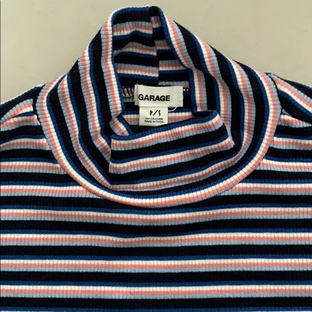 Ribbed Mock Neck Long Sleeve - Picture 3 of 5